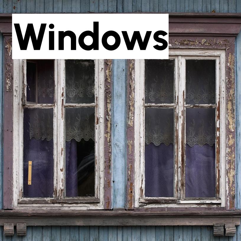 Protected:  Windows Tools, Materials, & Types